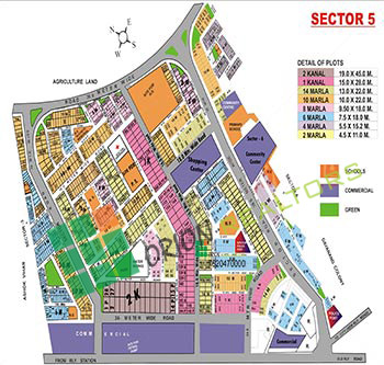Sector 5 Gurgaon Map